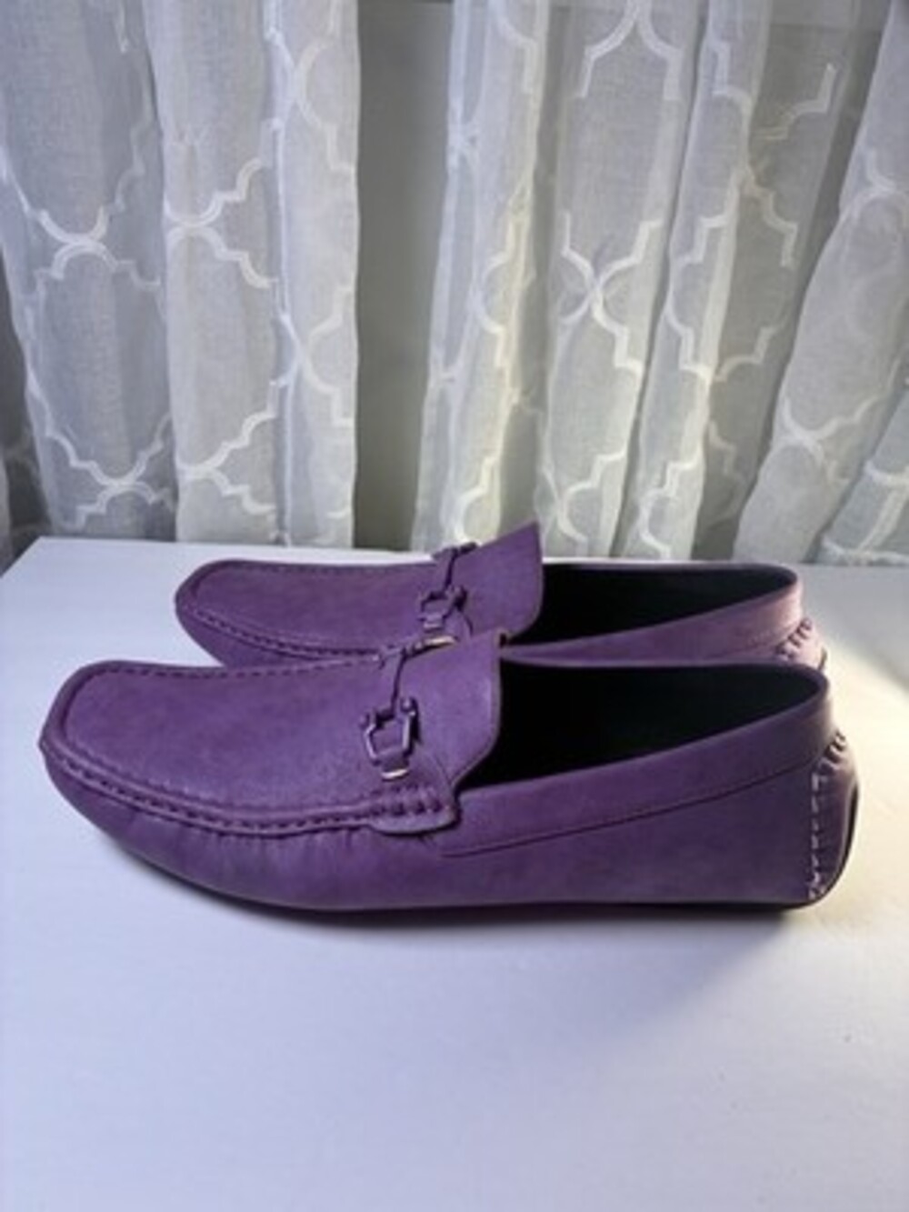 Amali Walken Men’s Size 12 Lavender Driving Moccasins Casual Loafers Shoes